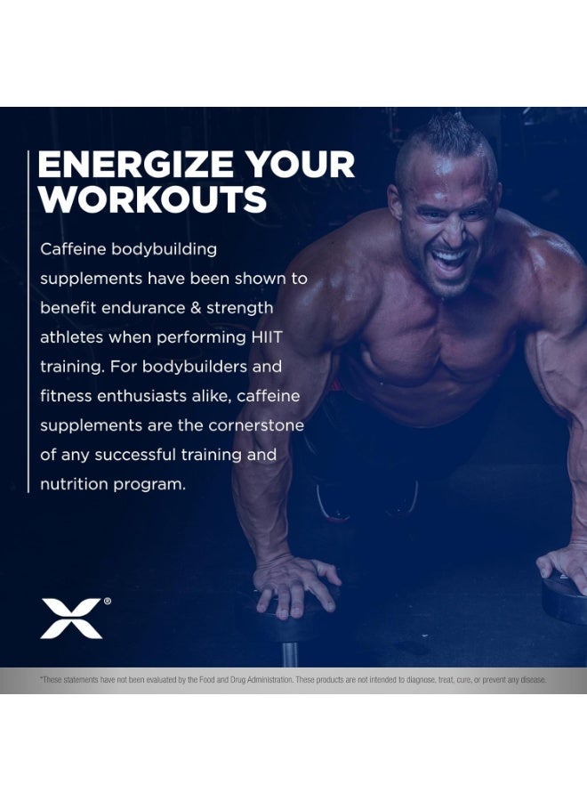 ALLMAX Caffeine - 100 Tablets - Increases Mental Alertness, Focus & Energy - Vegan - 100 Servings - Image 4